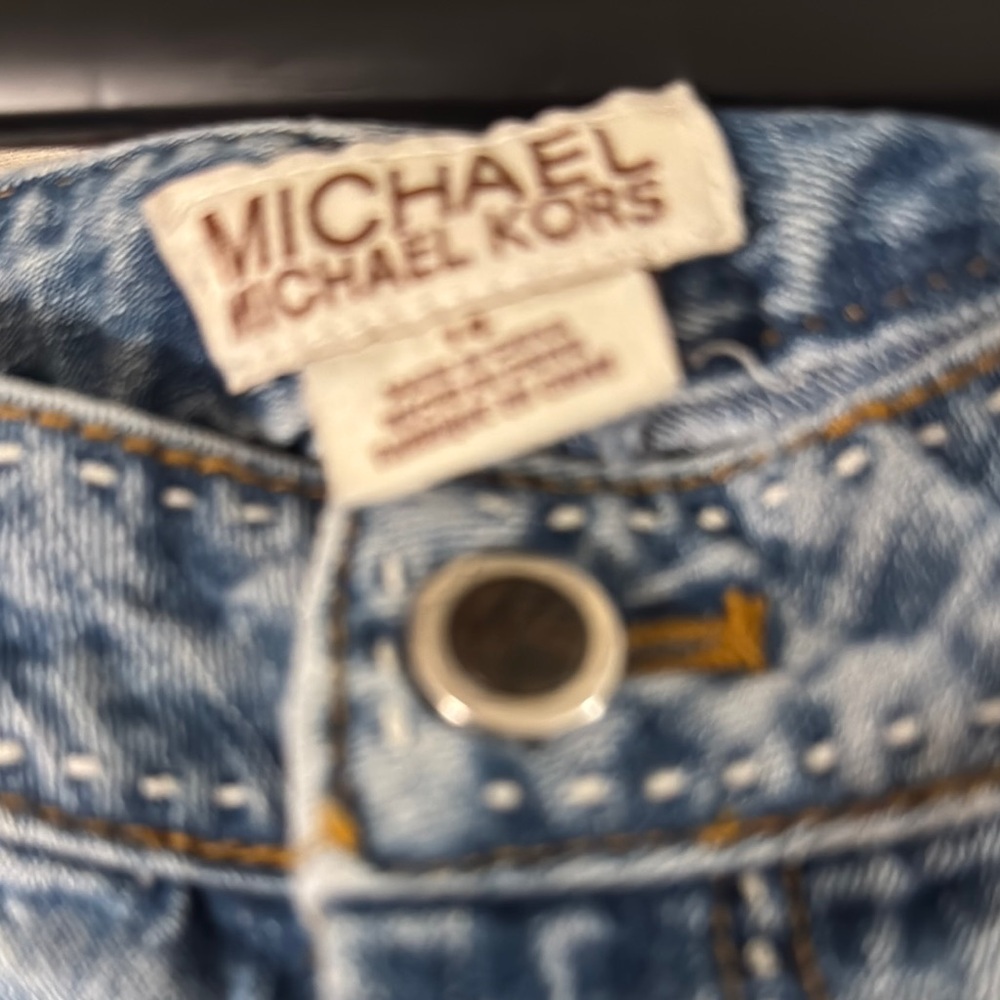 Michael Kors Blue Straight Leg Jeans Classic Fit - Picture 2 of 9